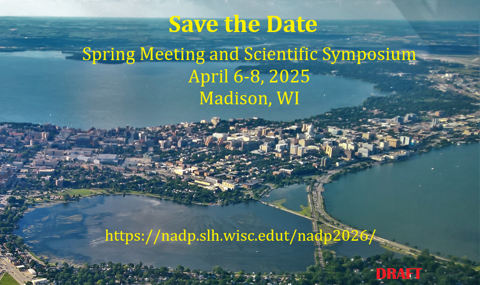SaveTheDate Spring Meeting and Scientific Symposium April 6-8 2026 Madison, WI 